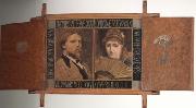 Alma-Tadema, Sir Lawrence Self-Portraits of Lawrence Alma-Tadema and Laura Theresa Epps (mk23) oil painting picture wholesale